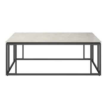 6mm Thick Linx Grey Stone Concrete Effect Coffee Table