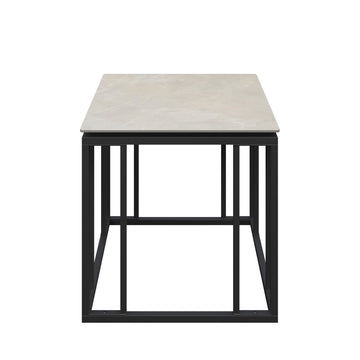 6mm Thick Linx Grey Stone Concrete Effect Side Table