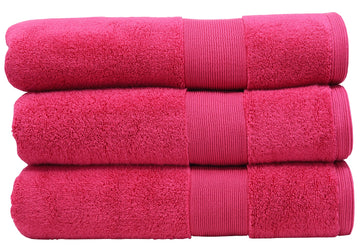 Christy 100% Cotton Hand Towel - Carnival Cherry