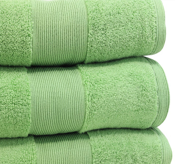 Christy 100% Cotton Hand Towel - Carnival Green Tea
