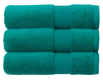 Christy 100% Cotton Bath Towel - Carnival Emerald Green