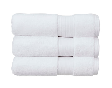 Christy 100% Cotton 650GSM Bath Sheet Towel - Carnival White