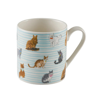 Price & Kensington 340ml Fine China Cat Design Coffee Mug