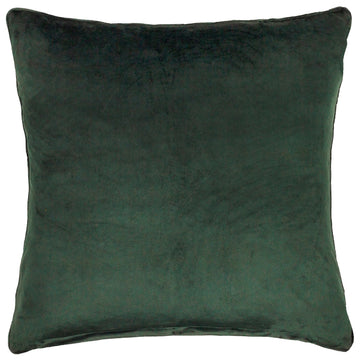 Caval Chenille Jacquard Filled Cushion 50x50cm Green