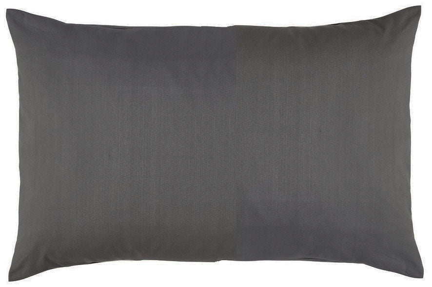 2pcs Luxury Percale Charcoal Pillow Cases