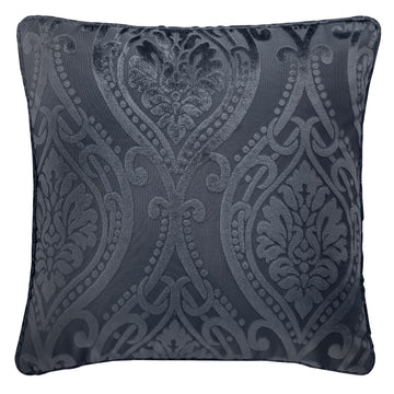 Chateau Embossed 17" Velvet Damask Cushion Cover