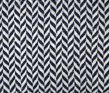 Cherokee Herringbone Sofa Throw Navy Blue 50x60