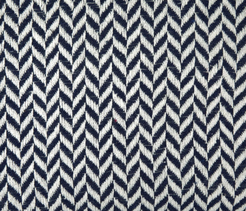 Luxury Herringbone Sofa Throw Navy Blue 50x60