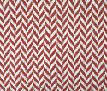 Luxury Herringbone Sofa Throw Orange 50x60"