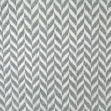 Luxury Herringbone Sofa Throw Silver Grey 50x60