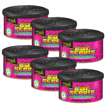 6PCS California Car Scents Coronado Cherry Air Freshener