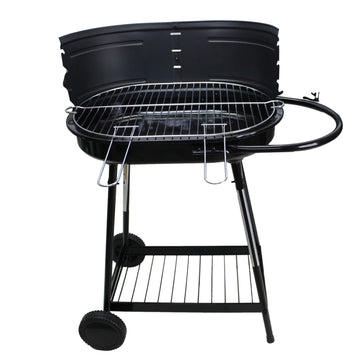 Barren Portable Outdoor Charcoal Grill with Wheels