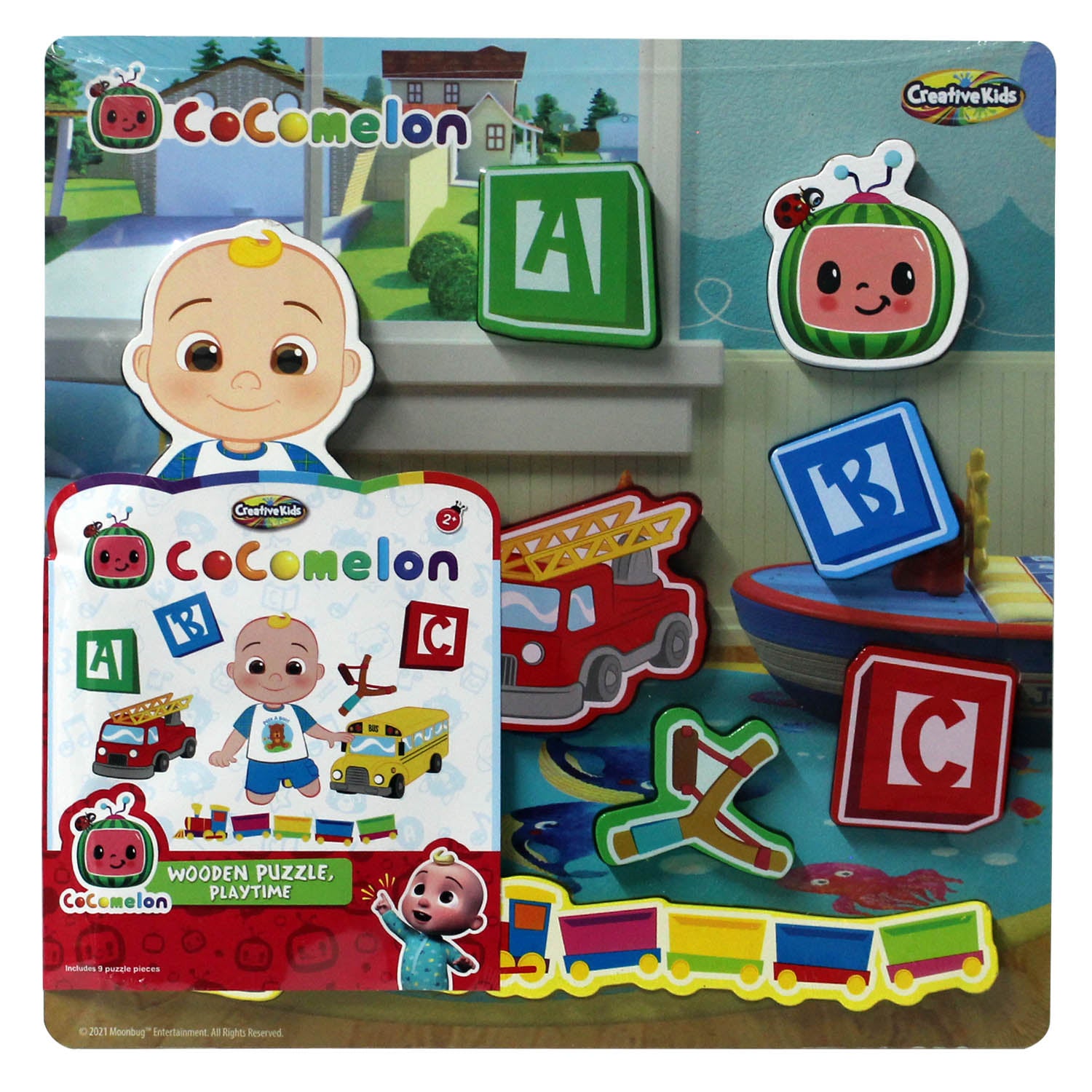 Cocomelon Wooden Alphabets Learning Jigsaw Puzzle Set