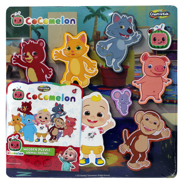 Cocomelon Wooden Animals Learning Jigsaw Puzzle Set