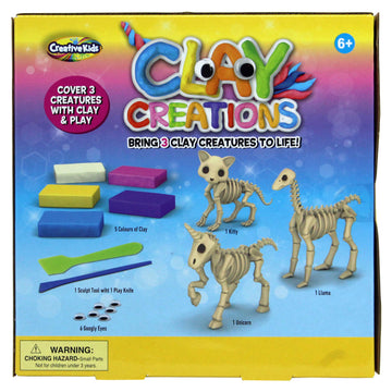 Clay Creations Sculpturing Make Your Own Figures Kids Set