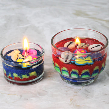 DIY Make Your Own Art Craft Mermaid Water Candle Set