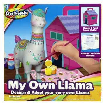 Design Paint You Own Llama Kids Painting Arts Crafts