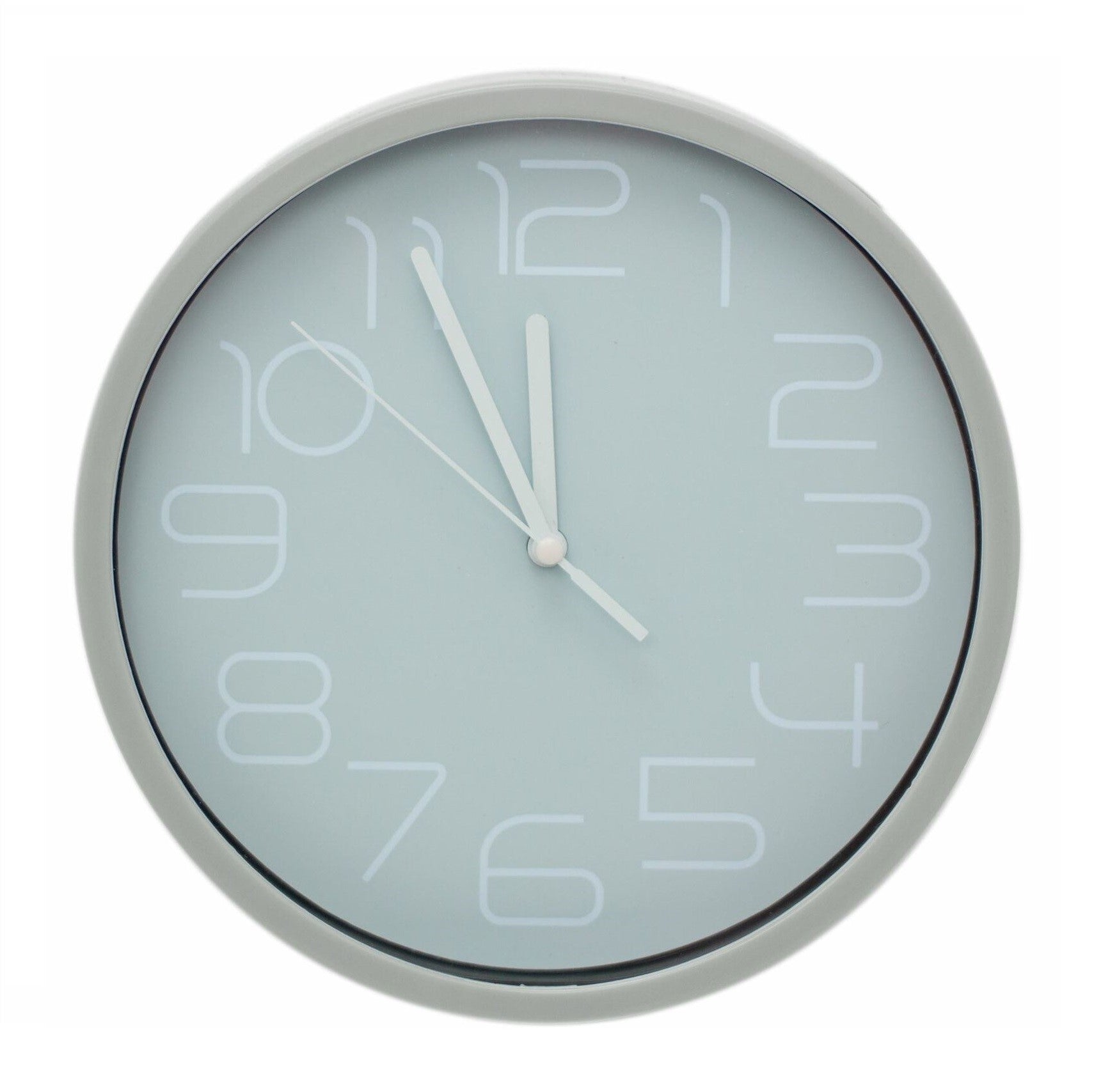 20cm Dark Grey Wall Clock