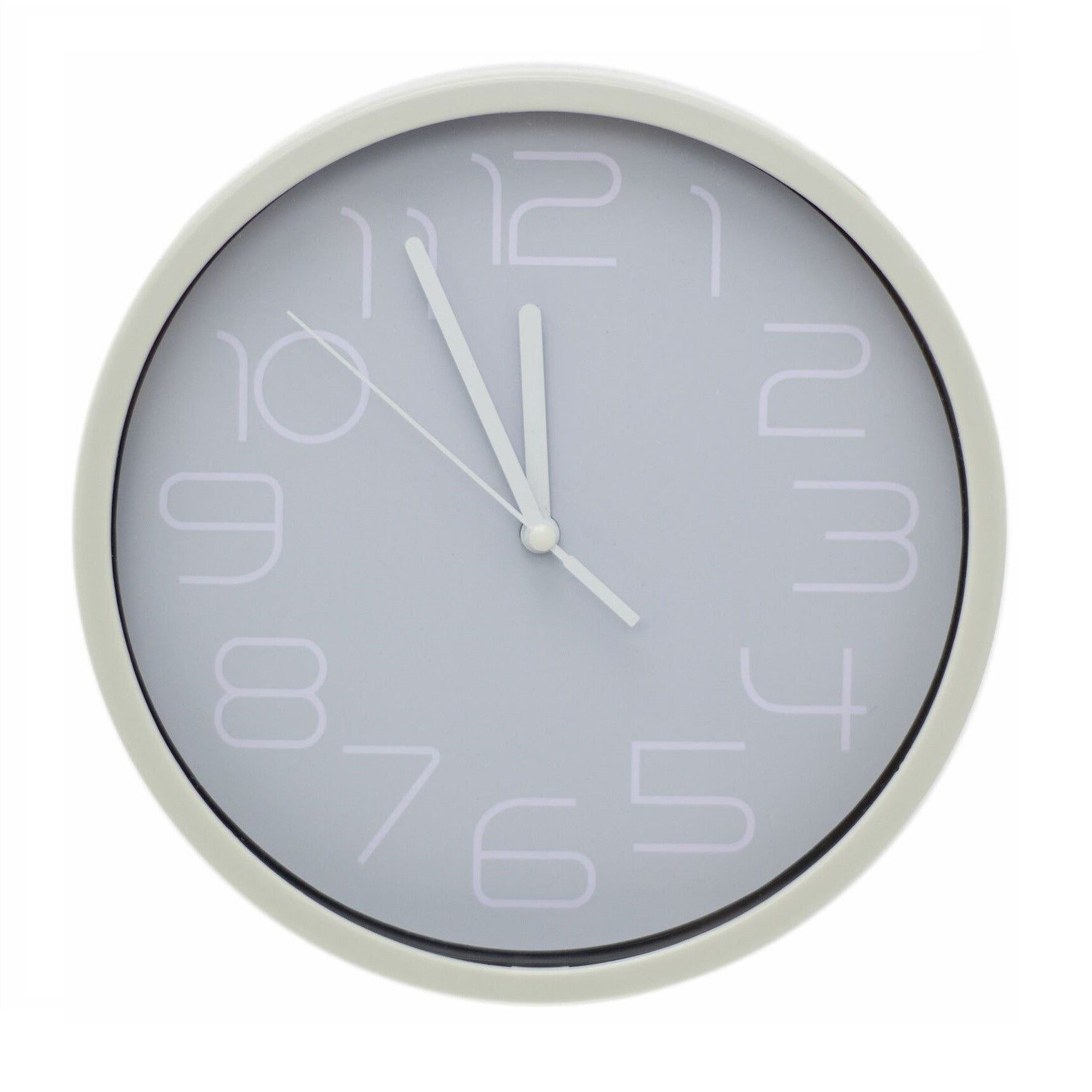 20cm Light Grey Wall Clock