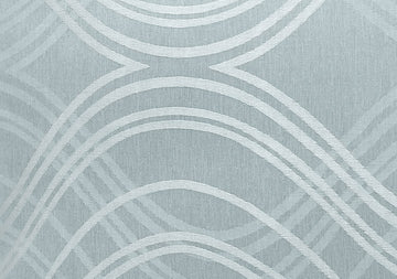 Jacquard Clarissa Waves Decorative Sofa Scatter Cushion Cover - Duckegg