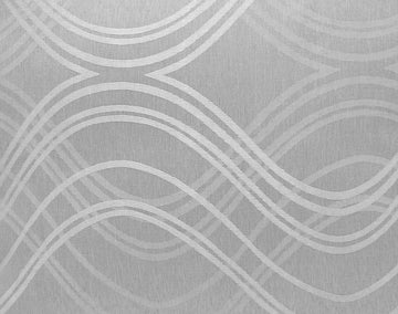 Jacquard Clarissa Waves Decorative Sofa Scatter Cushion Cover - Silver