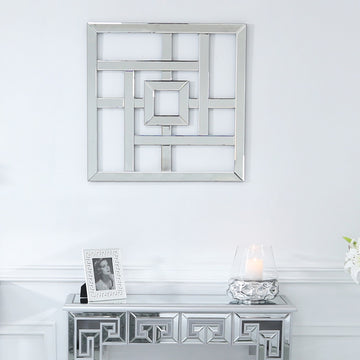 Value 40cm Geometric Mirror Wall Art