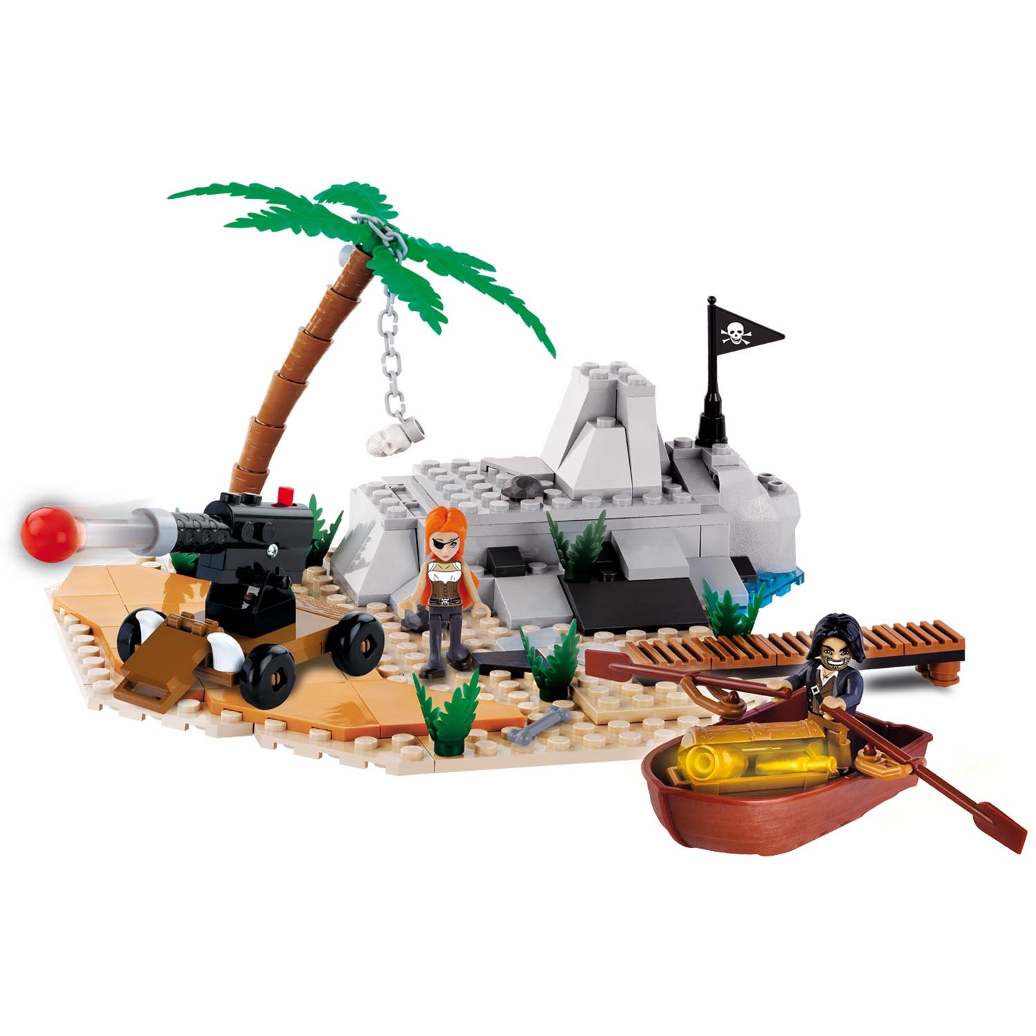 Cobi 160 pcs Pirates Treasure Island  Blocks