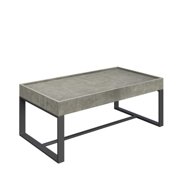 10cm Thick Strata Grey Concrete Effect Coffee Table