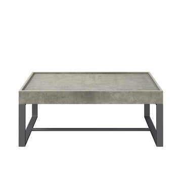 10cm Thick Strata Grey Concrete Effect Coffee Table