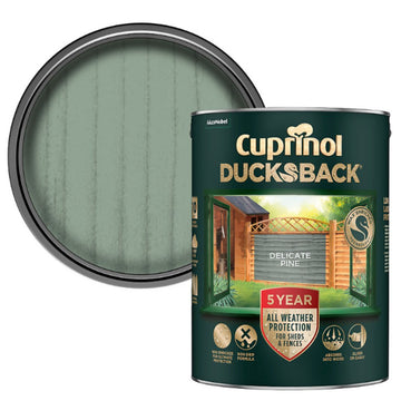 Cuprinol Ducksback 5L Delicate Pine Matt Shed & Fence Paint