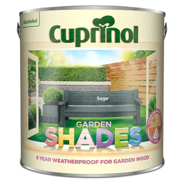 Cuprinol 2.5L Sage Garden Shades Water Based Paint