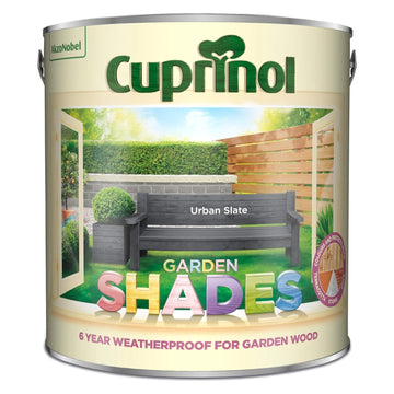 Cuprinol 2.5L Garden Urban Slate Shades Water Based Paint