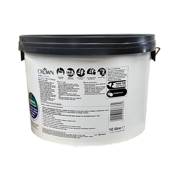 Crown Matt Emulsion Paint - Soft Grey 10L
