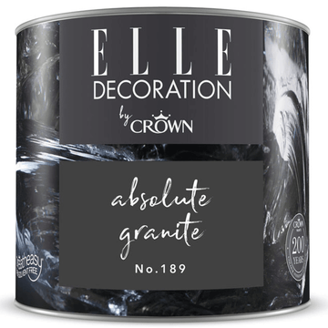 Elle Decoration Interior Paint - 125ml Grey Absolute Granite