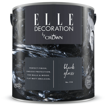 Elle Decoration Interior Paint - 2.5L Grey Black Glass