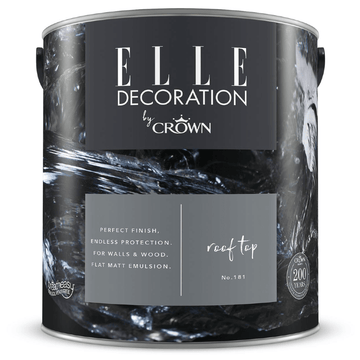Elle Decoration Interior Paint - 2.5L Grey Roof Top