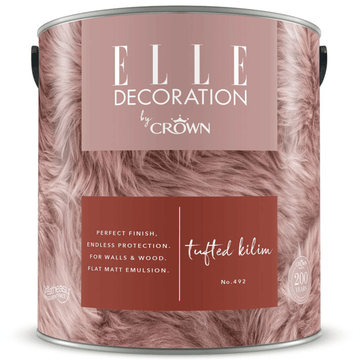 Elle Decoration Interior Paint - 2.5L Red Tufted Kilim