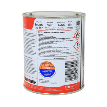 Crown 750ml Pure Brilliant White Non Drip Gloss Paint