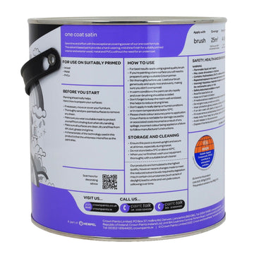 Crown 2.5L Pure Brilliant White Satin Paint