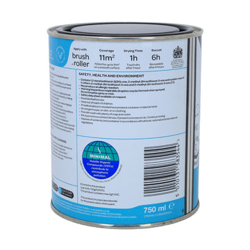 Crown 750ml Brilliant White Quick Dry Eggshell Paint