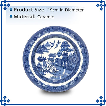 Blue Willow 19cm Ceramic Side Plate