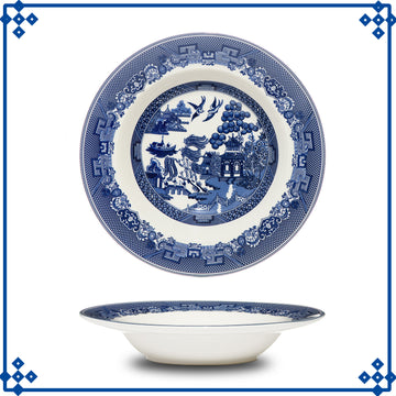 Blue Willow 22cm Soup Plate