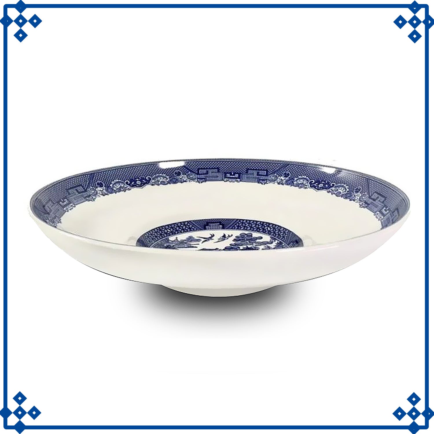 Blue Willow 28.5cm Large Pasta Bowl