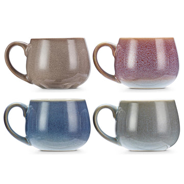 4Pcst 14oz Rio Reactive Glaze Mugs