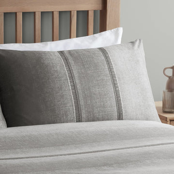 Catherine Lansfield Denim Duvet Cover Set, King, Grey
