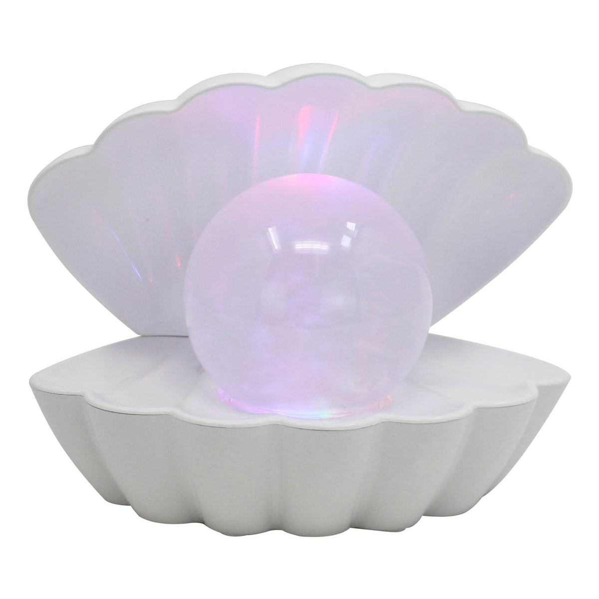 Clam Shell Lamp with Colour Changing Pearl