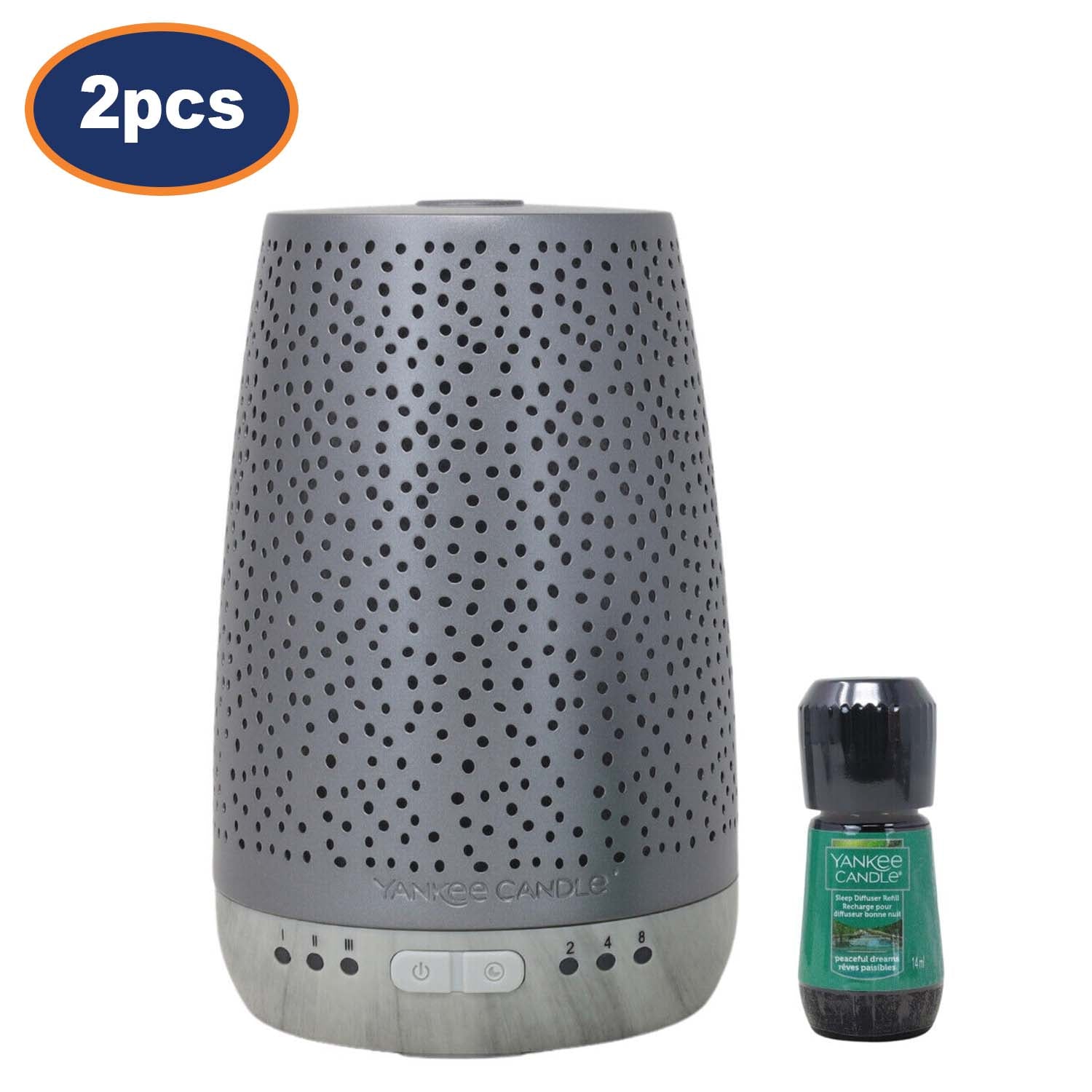 2Pcs Yankee Candle Waterless Sleep Diffuser Aromatherapy Kit