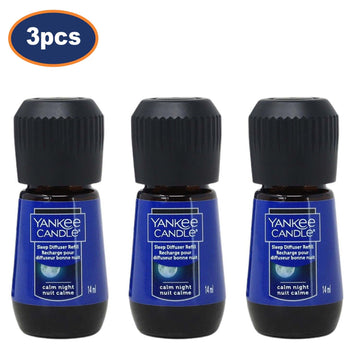 3Pcs Yankee Candle 14ml Calm Night Diffuser Aromatherapy Refill Bottle