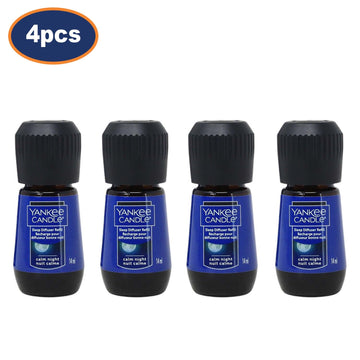 4Pcs Yankee Candle 14ml Calm Night Diffuser Aromatherapy Refill Bottle