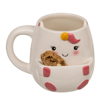 300ml Dolomite Mug Cookie Holder Unicorn